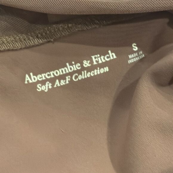 Abercrombie & Fitch Long-Sleeve Mesh Slash Bodysuit in brown NWT S - Picture 4 of 4